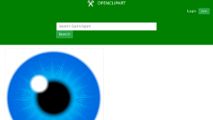 openclipart圖庫：blue iris