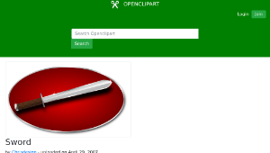 openclipart圖庫：Sword