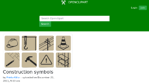 openclipart圖庫：Construction symbols