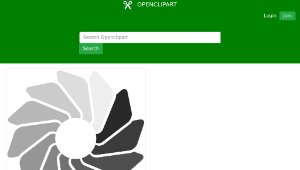 openclipart圖庫：Loading Wheel (Transparent)縮圖
