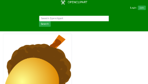 openclipart圖庫：Acorn縮圖