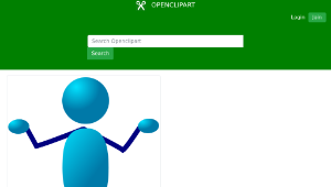 openclipart圖庫：Stickman 05