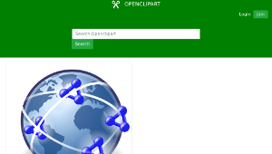 openclipart圖庫：Semantic Social Network縮圖