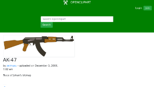 openclipart圖庫：AK-47縮圖