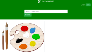 openclipart圖庫：Paint Palette-資源代表圖