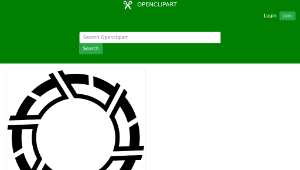 openclipart圖庫：Double Cutted Circle-資源代表圖