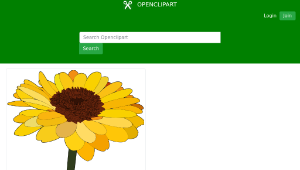 openclipart圖庫：sunflower-資源代表圖
