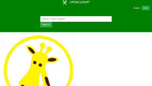 openclipart圖庫：giraffe head-資源代表圖