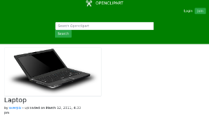openclipart圖庫：Laptop縮圖