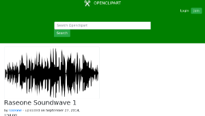 openclipart圖庫：Raseone Soundwave 1-資源代表圖