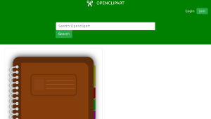 openclipart圖庫：Diary-資源代表圖