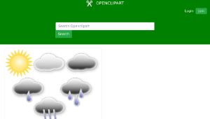 openclipart圖庫：Weather symbols-資源代表圖