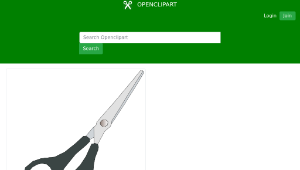 openclipart圖庫：Scissors 1縮圖