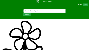 openclipart圖庫：Flower 2-資源代表圖