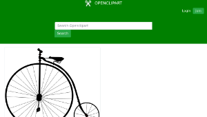openclipart圖庫：penny-farthing縮圖