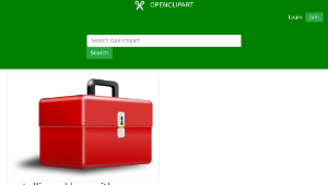 openclipart圖庫：metallic red box with perspective縮圖