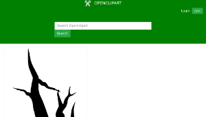 openclipart圖庫：Dead Tree-資源代表圖