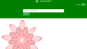 openclipart圖庫：Pink Flower-資源代表圖