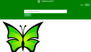 openclipart圖庫：Abstract butterfly-資源代表圖