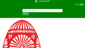 openclipart圖庫：easter egg single-資源代表圖