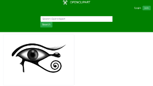 openclipart圖庫：Ojo de Horus縮圖