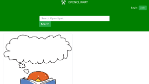 openclipart圖庫：Reading activates your imagination-資源代表圖