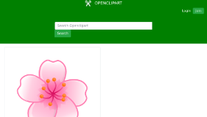 openclipart圖庫：Sakura flower縮圖