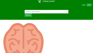 openclipart圖庫：Brain-資源代表圖
