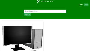 openclipart圖庫：Computer-資源代表圖