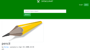 openclipart圖庫：pencil縮圖