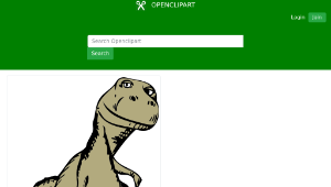 openclipart圖庫：dinosaur-資源代表圖