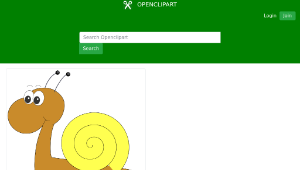openclipart圖庫：Schnecke縮圖