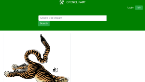 openclipart圖庫：Tiger-資源代表圖