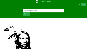 openclipart圖庫：Crazy Horse-資源代表圖