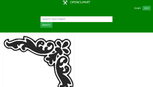 openclipart圖庫：deco stamp 6縮圖