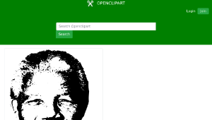 openclipart圖庫：Nelson Mandela-資源代表圖