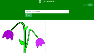 openclipart圖庫：Bell-flower-資源代表圖