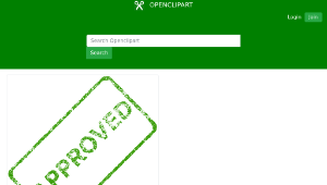 openclipart圖庫：Approved Business Stamp 2-資源代表圖