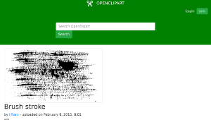openclipart圖庫：Brush stroke-資源代表圖