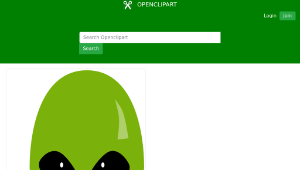 openclipart圖庫：Alien-資源代表圖