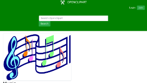 openclipart圖庫：Music-資源代表圖