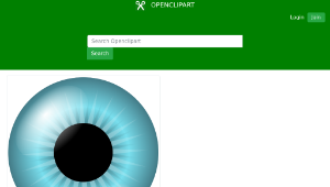 openclipart圖庫：iris and pupil-資源代表圖