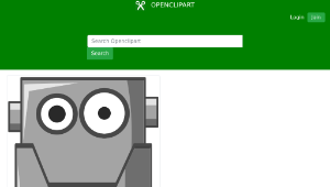 openclipart圖庫：Cute Robot Head-資源代表圖