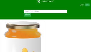 openclipart圖庫：Honey Jar-資源代表圖