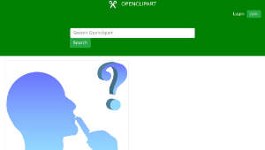 openclipart圖庫：Deep Thought縮圖