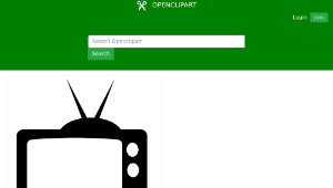 openclipart圖庫：Raseone TV-資源代表圖