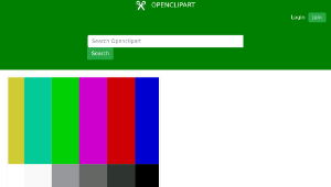 openclipart圖庫：Offline TV - TV fora do ar-資源代表圖
