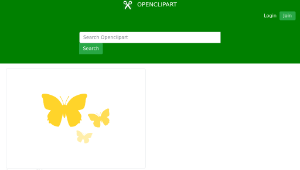 openclipart圖庫：butterflies