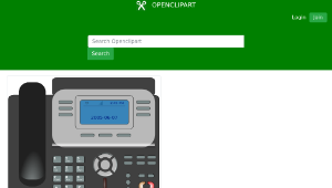 openclipart圖庫：VOIP phone縮圖