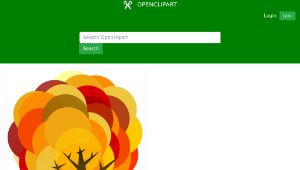 openclipart圖庫：Simple Tree 3